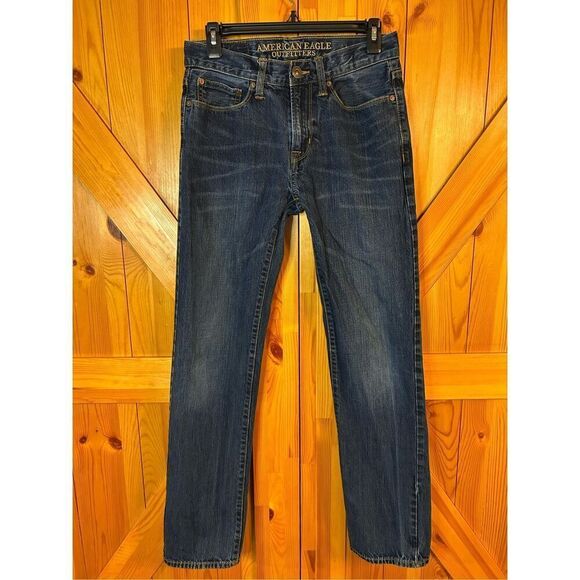 American Eagle Outfitters Jeans Men 28 Slim Straight Cotton (8108) - Picture 1 of 7